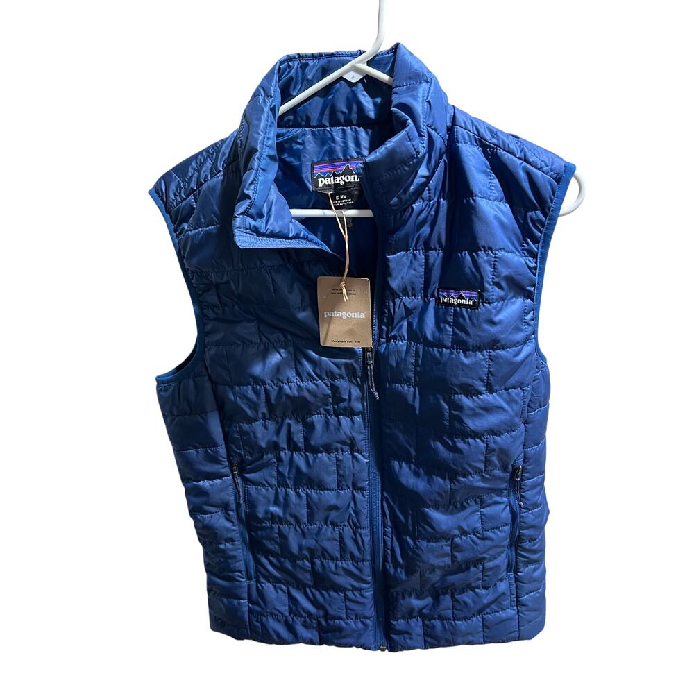 Patagonia Men’s Nano Puff Vest – Clement Blue – Size Small – New With Tags